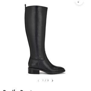 Nine West Barile Black Tall Women's Boots